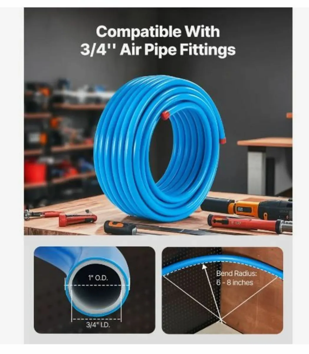 Air Compressor Line Kit 3/4'' x 100FT - Image 3