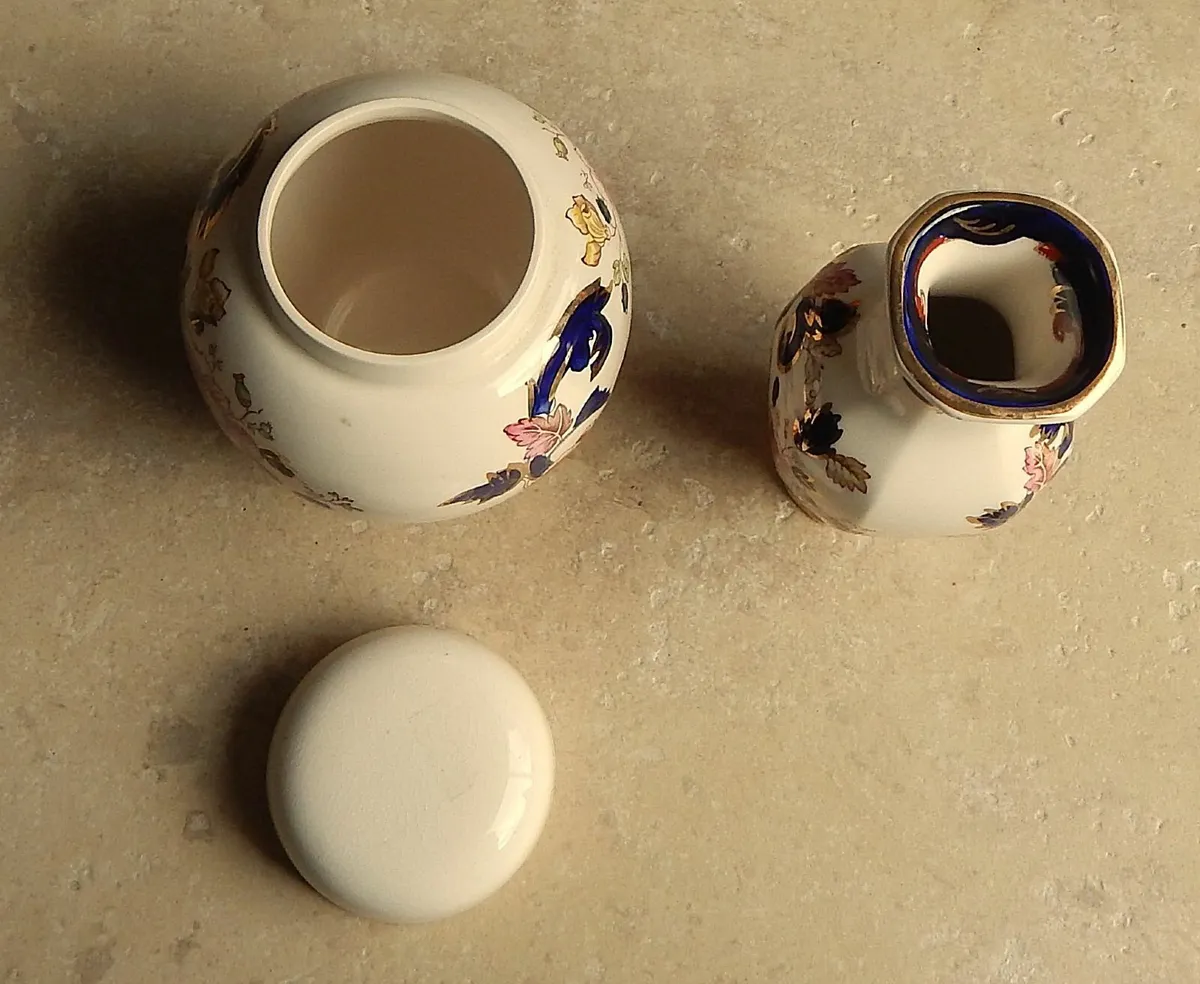 Mason’s Ironstone Mandalay Small Ginger Jar & Vase - Image 4