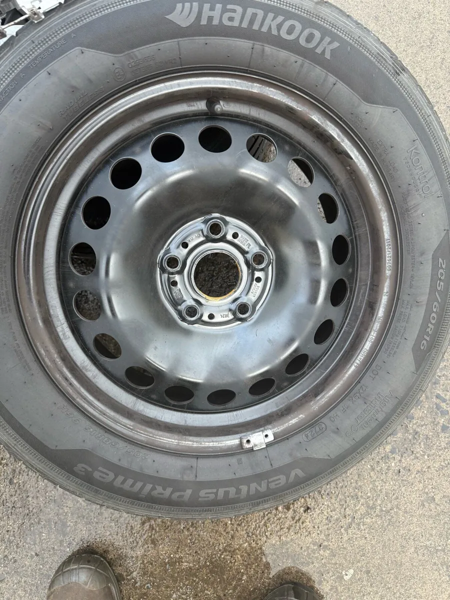4 Volkswagon wheels and tyres - Image 1