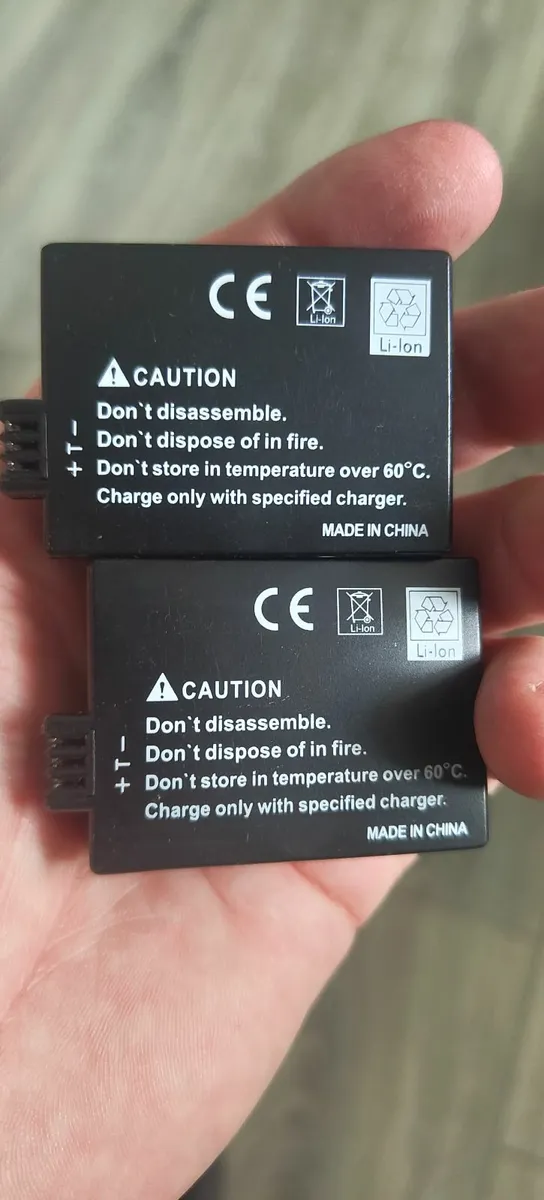 CANON PLUS  TWO  ANSMANN LP-E5  1000mAh BATTERY'S - Image 4