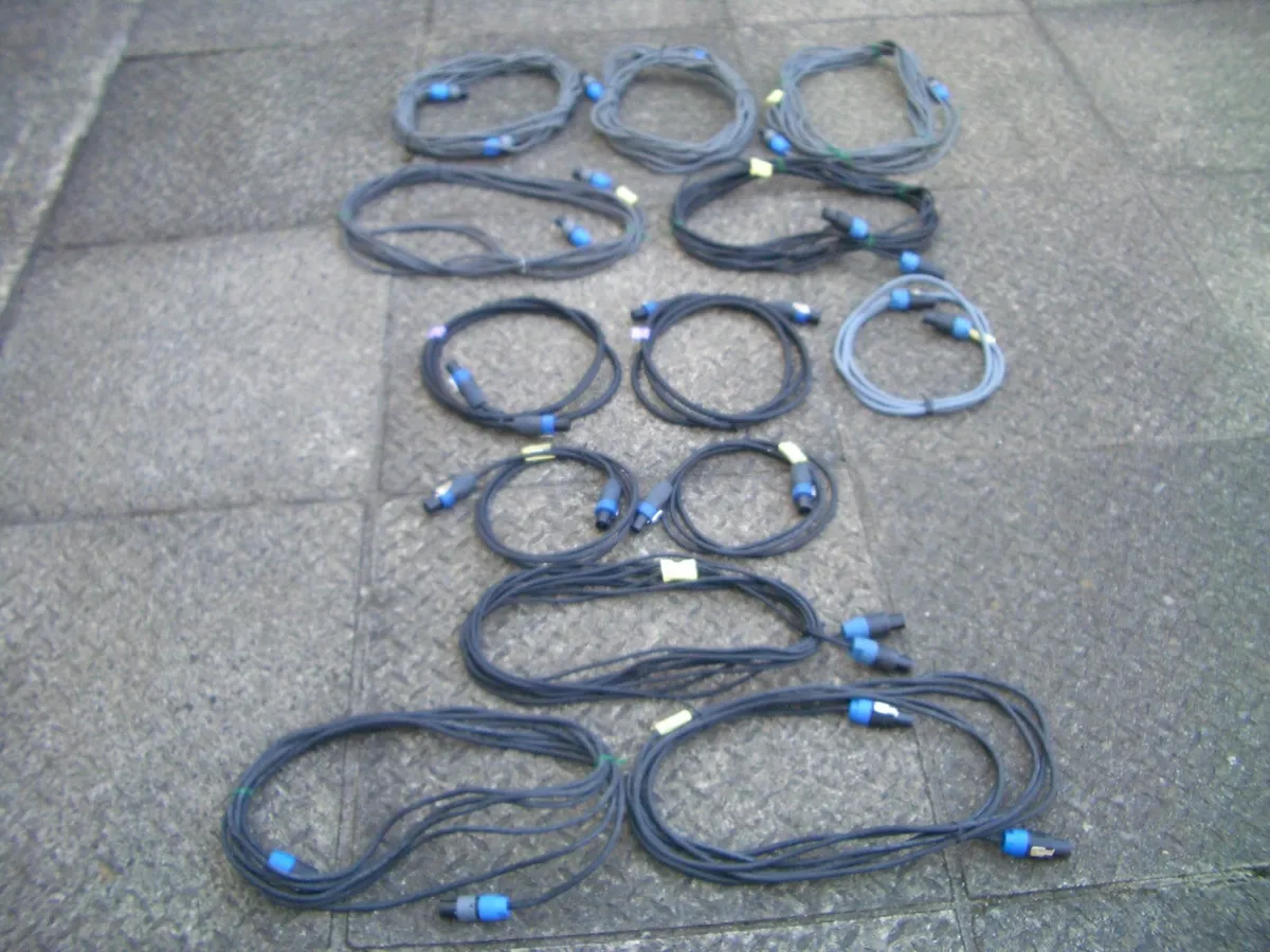 BOX OF NEUTRIK-SPEAKON CABLES - Image 2