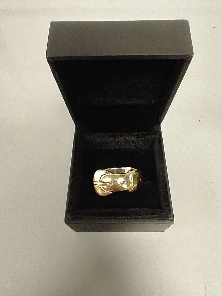 9ct Gold Buckle Ring 9k - Image 1