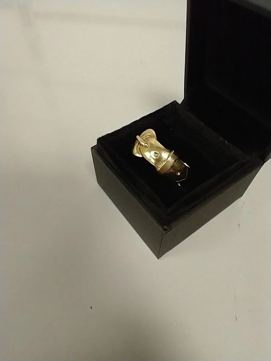 9ct Gold Buckle Ring 9k - Image 2