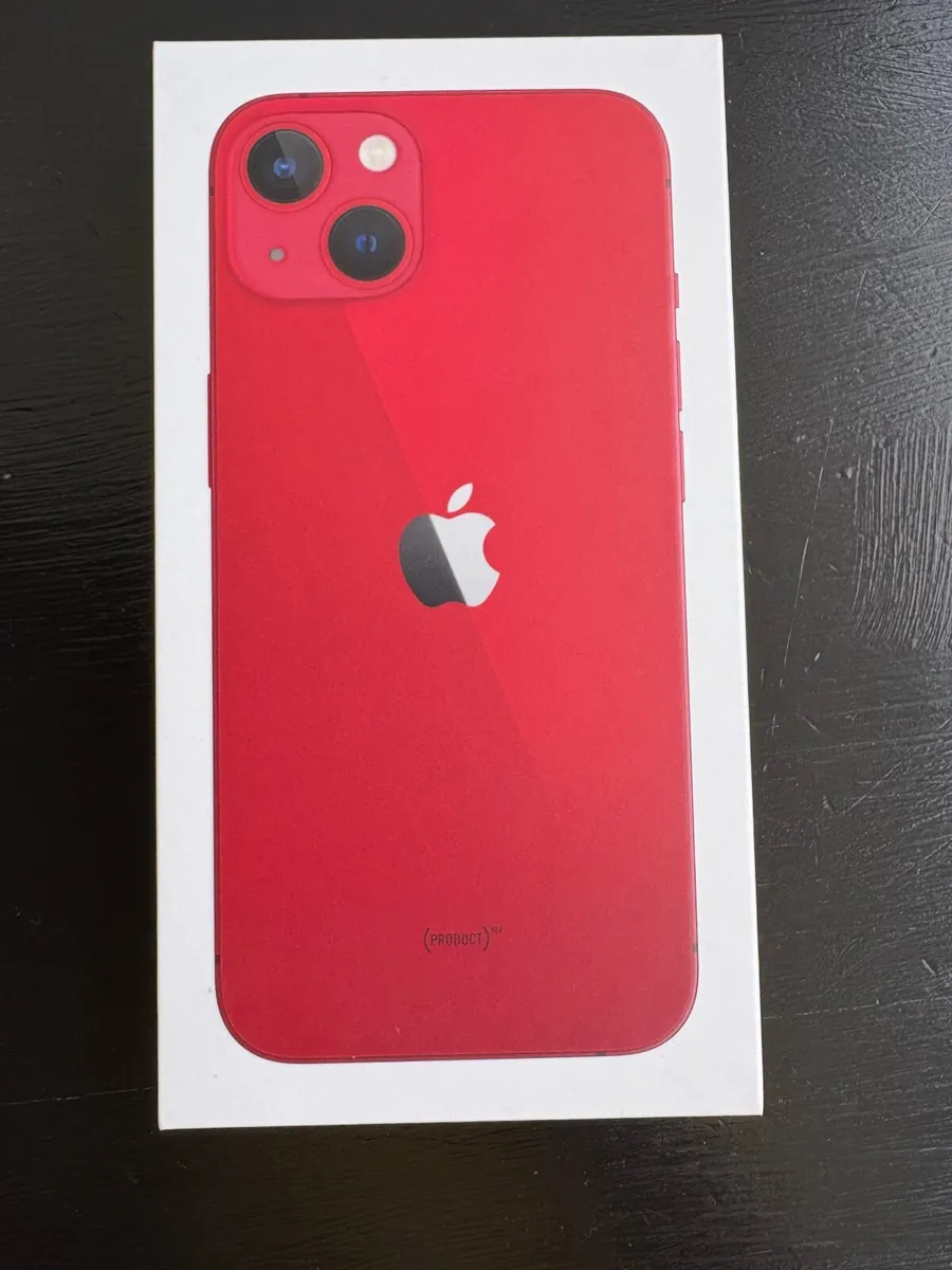 Red iphone 13 256gb 86% Battery - Image 1