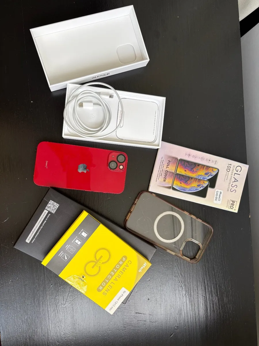 Red iphone 13 256gb 86% Battery - Image 4
