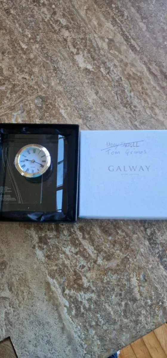 GALWAY CRYSTAL CLOCK