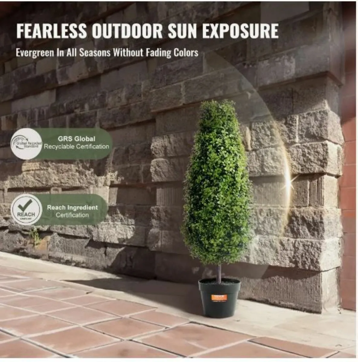 2 Pack 3' Artificial Boxwood - Image 3