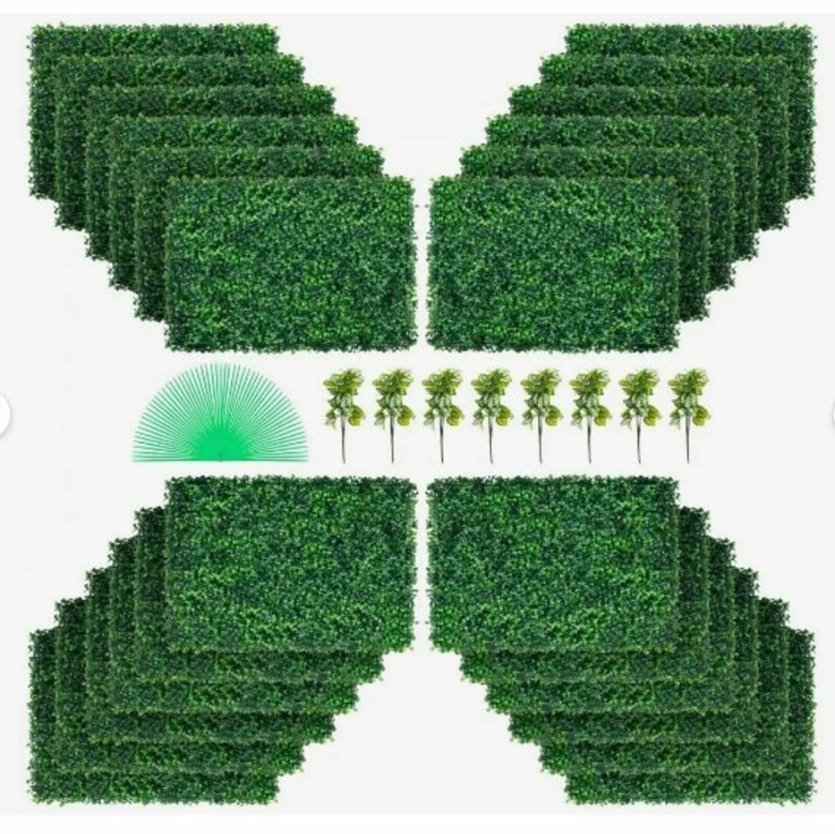 Artificial Boxwood Panel 24" X 16" UV 24pcs - Image 1