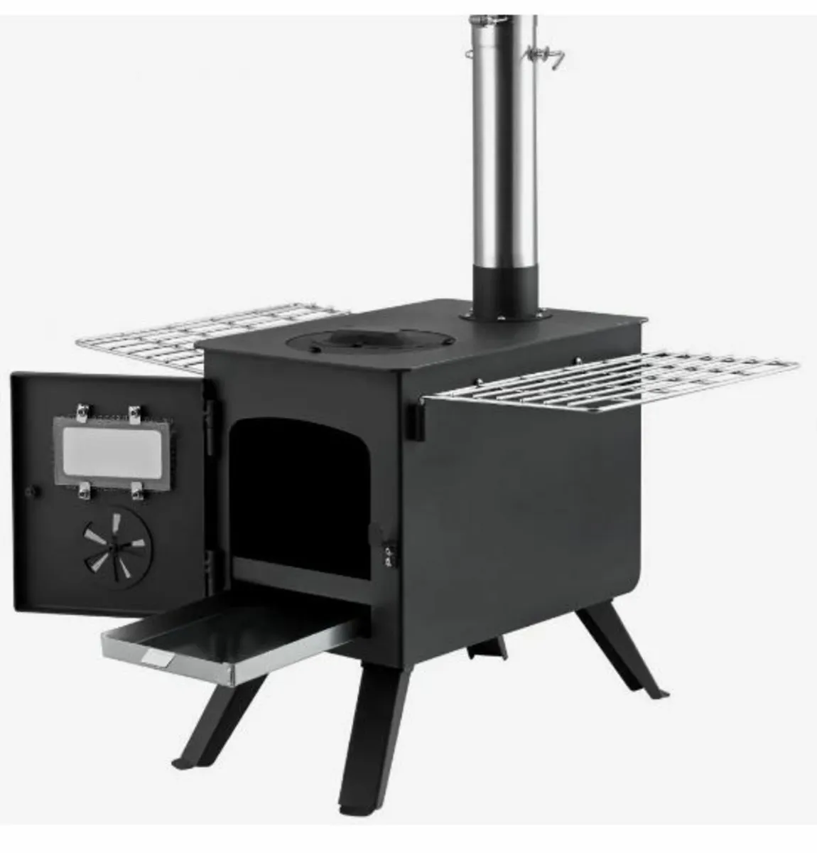 Wood Stove, 218.4 cm, Alloy Steel - Image 2