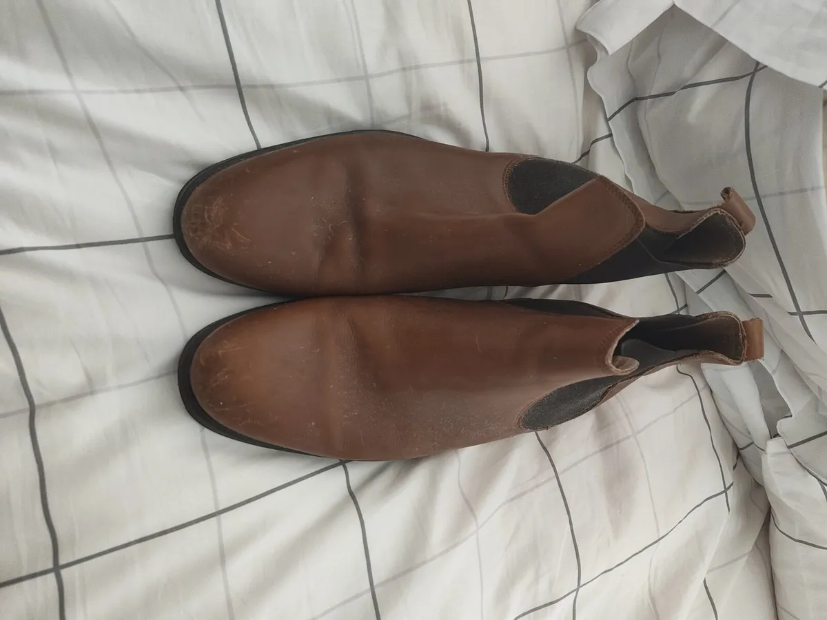 Brown Leather Boots - Image 1