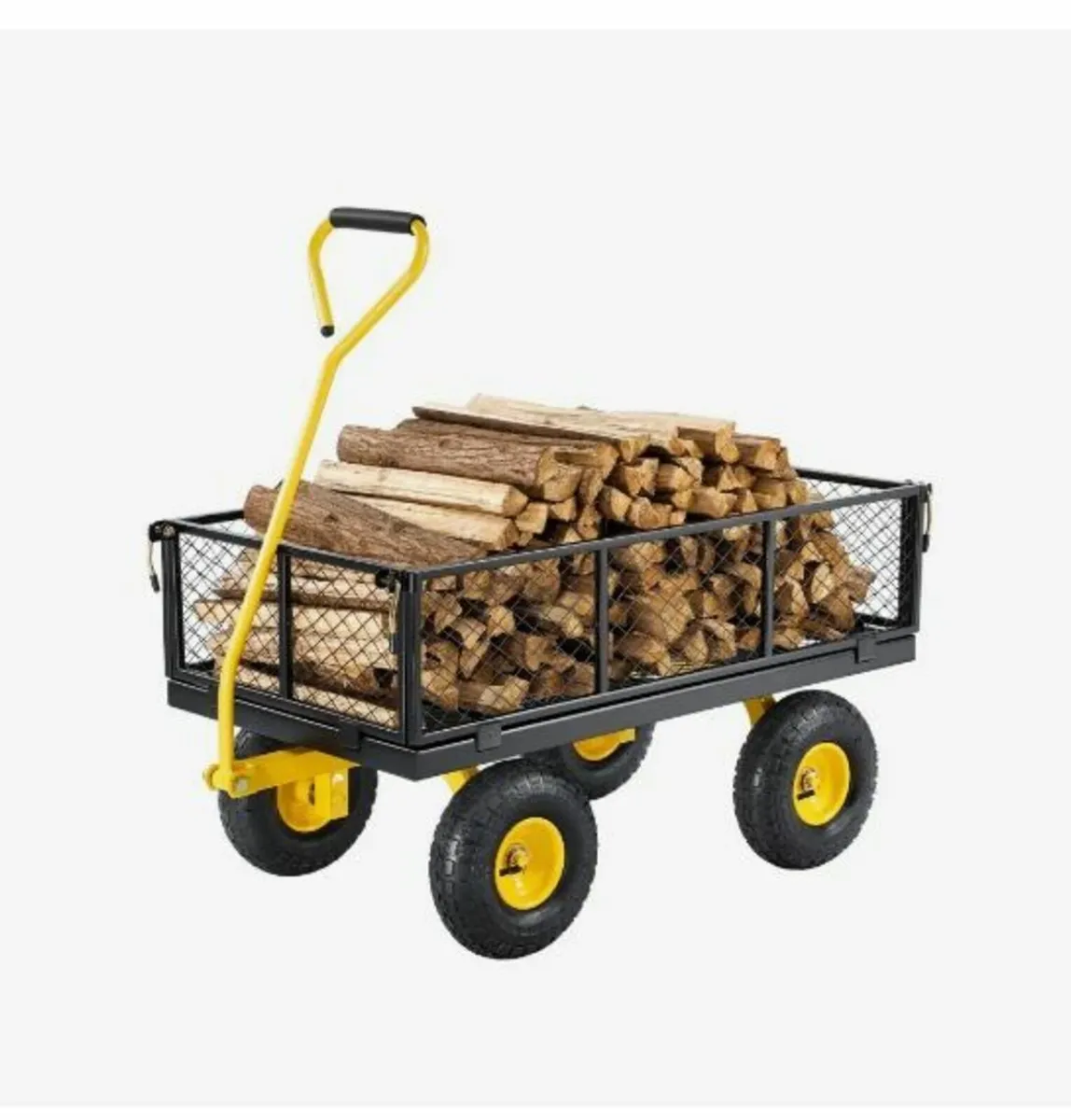 Steel Garden Cart 900lb Capacity Heavy - Image 1