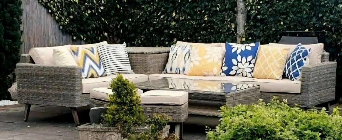 Garden furniture  - corner patio set - Image 4