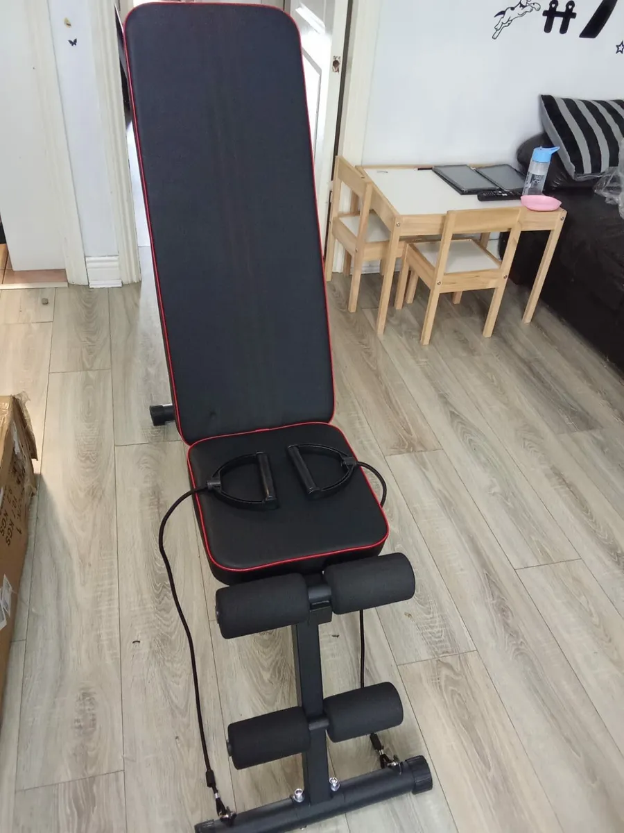 Gym bench adjustable and foldable - Image 1