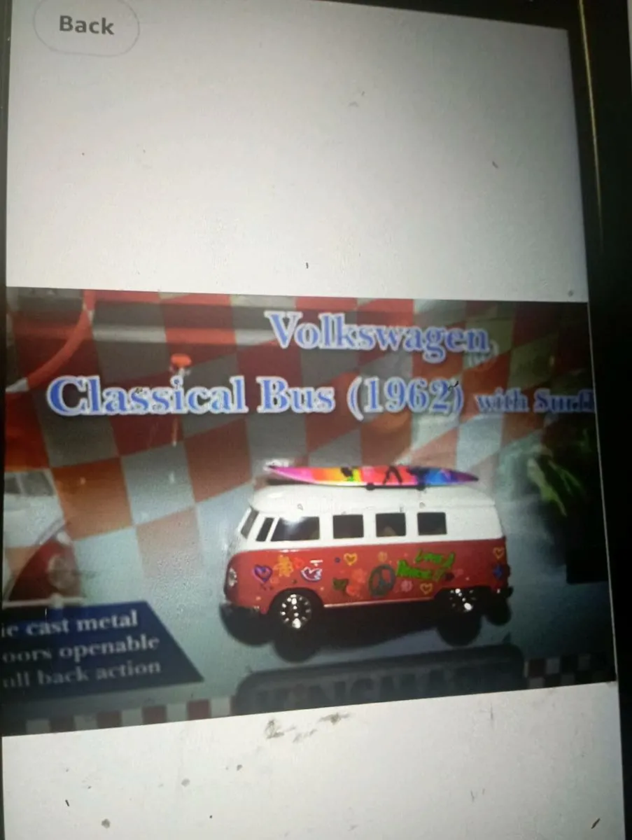 CLASSIC CAMPER BUS 1962  FLOWER PROWER CAMPER - Image 1