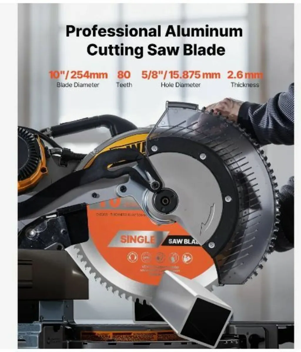 Circular Saw Blade, 254 mm Diameter, 80 Sharp - Image 3