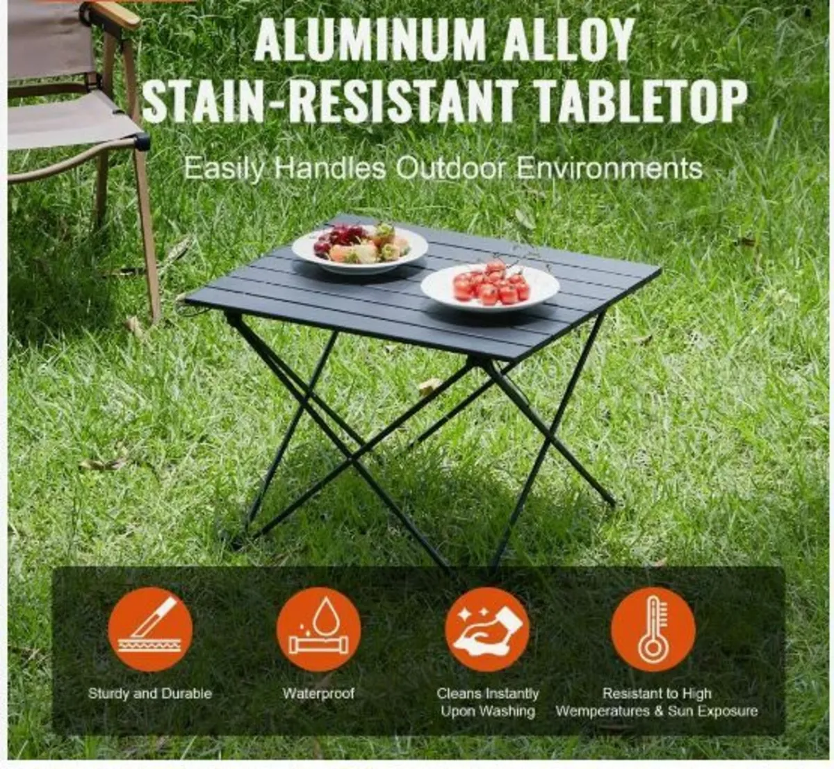 Folding Camping Table, Outdoor - Image 2