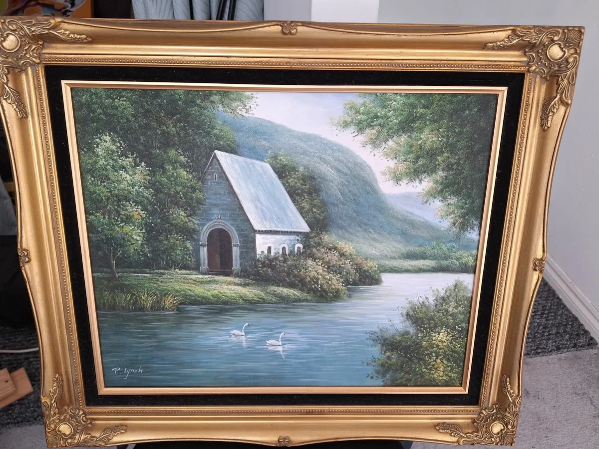 Gougane Barra painting