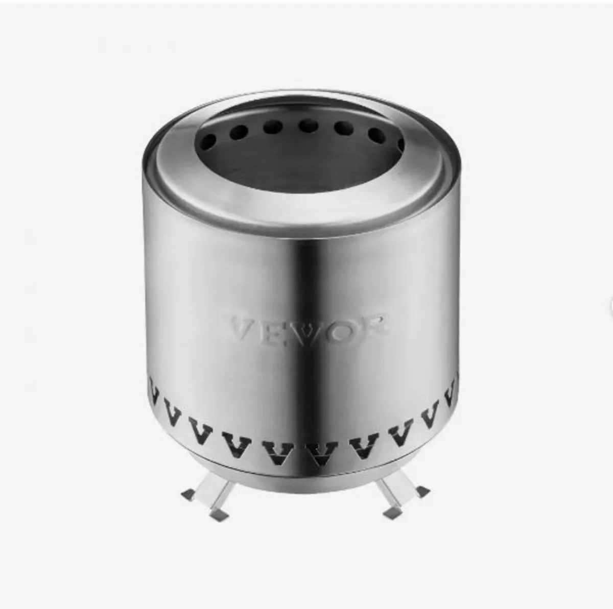 Tabletop Fire Pit 6 inch Stainless Steel - Image 2