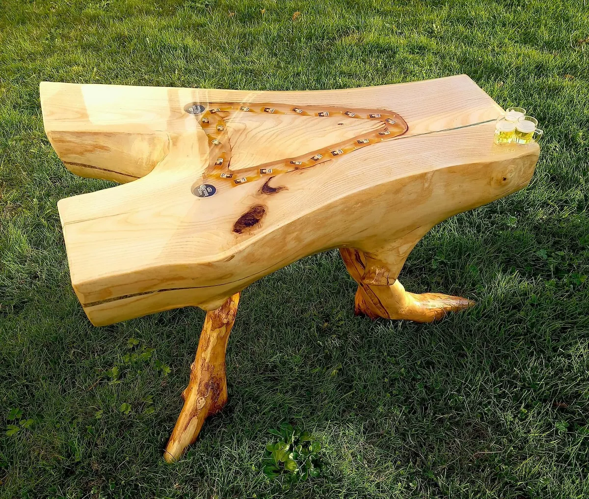 Handmade Timber Corona Extra coffee table - Image 2