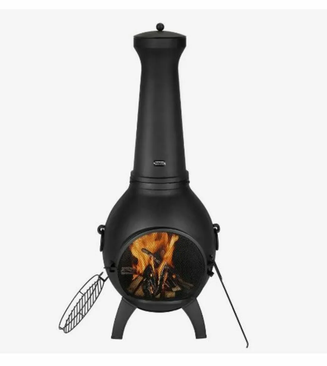 18 In Chiminea Outdoor Wood Burning - Image 1