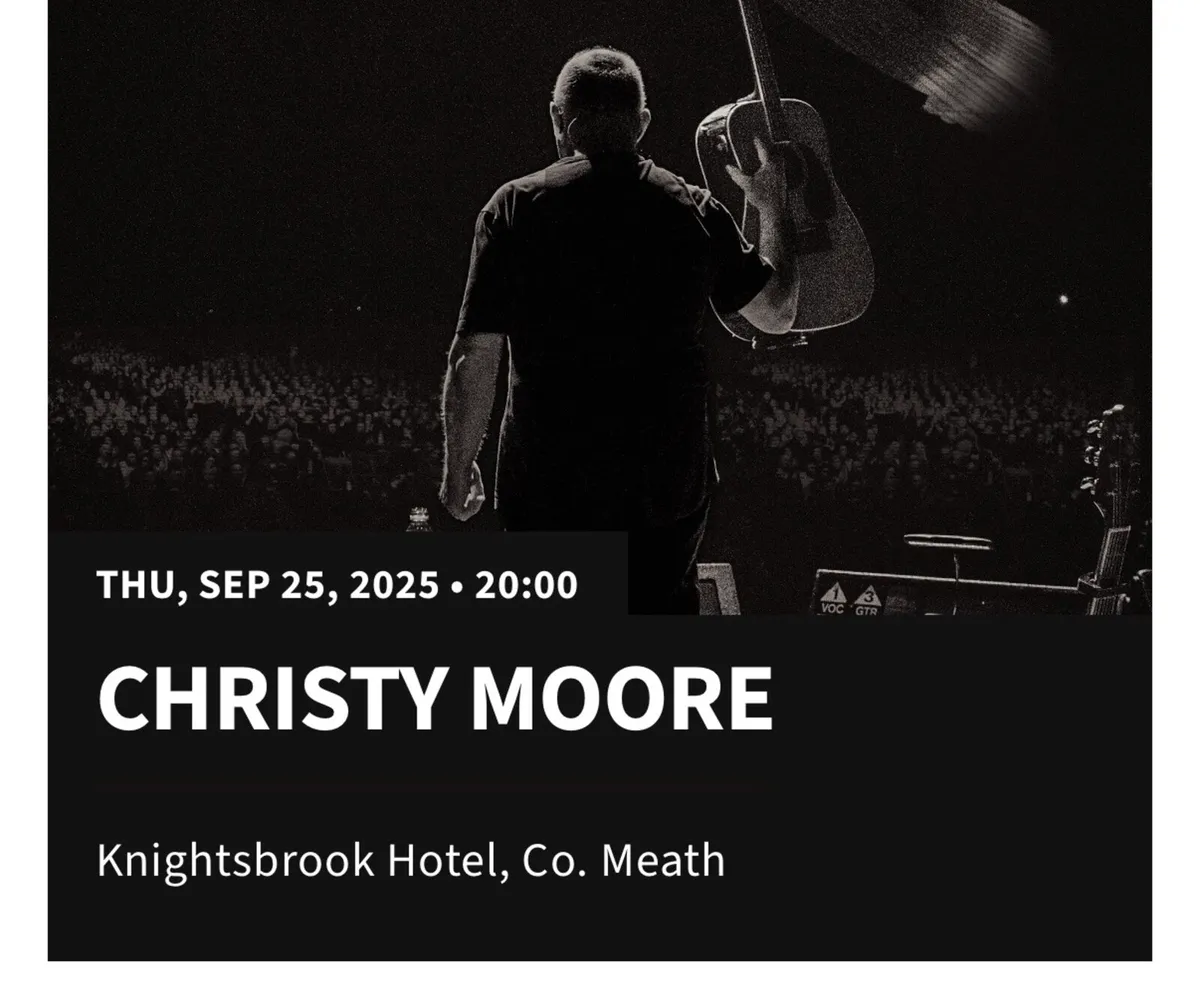 Christy Moore ticket