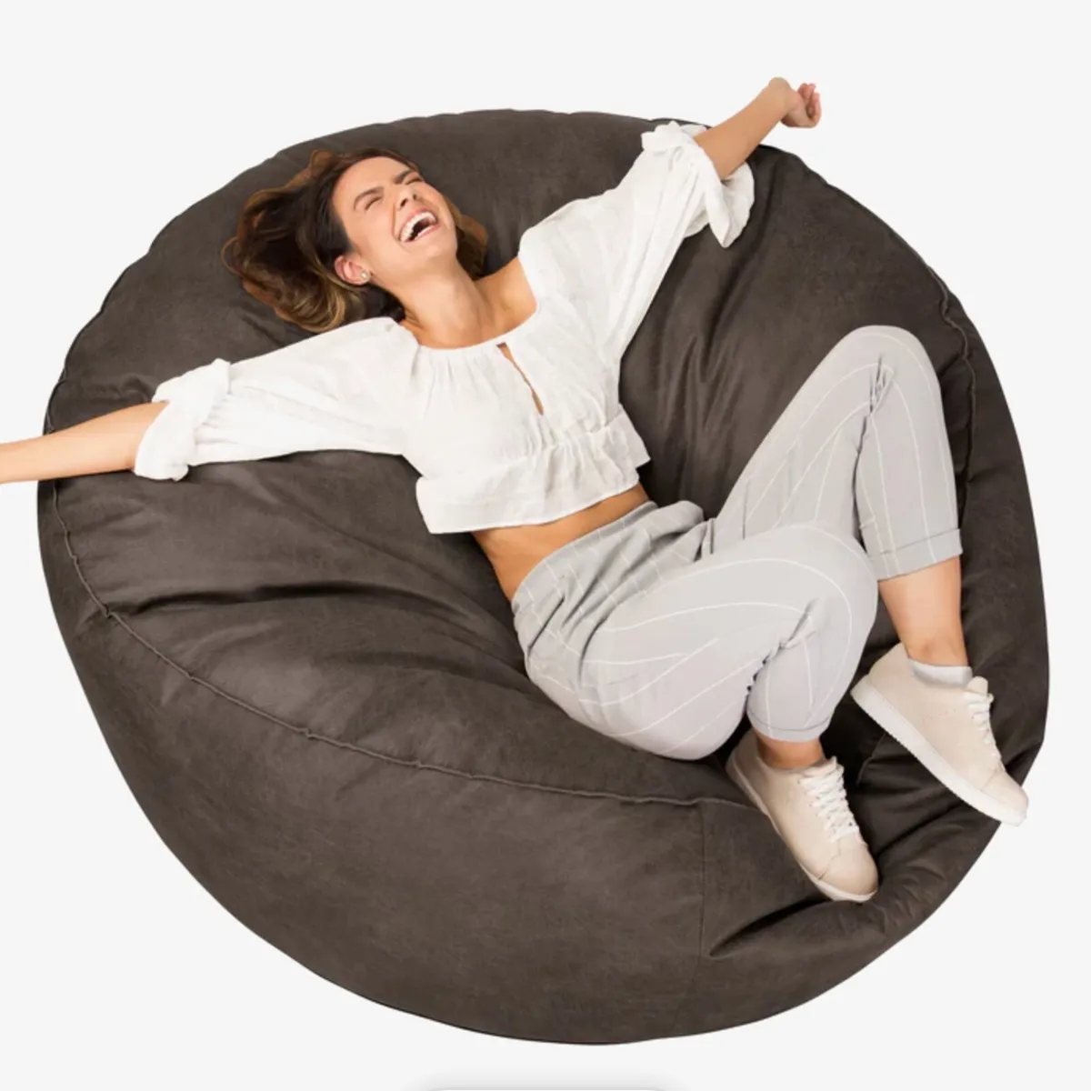 Mega Mammoth Lounge Lizard Pug Bean Bag Sofa - Image 1