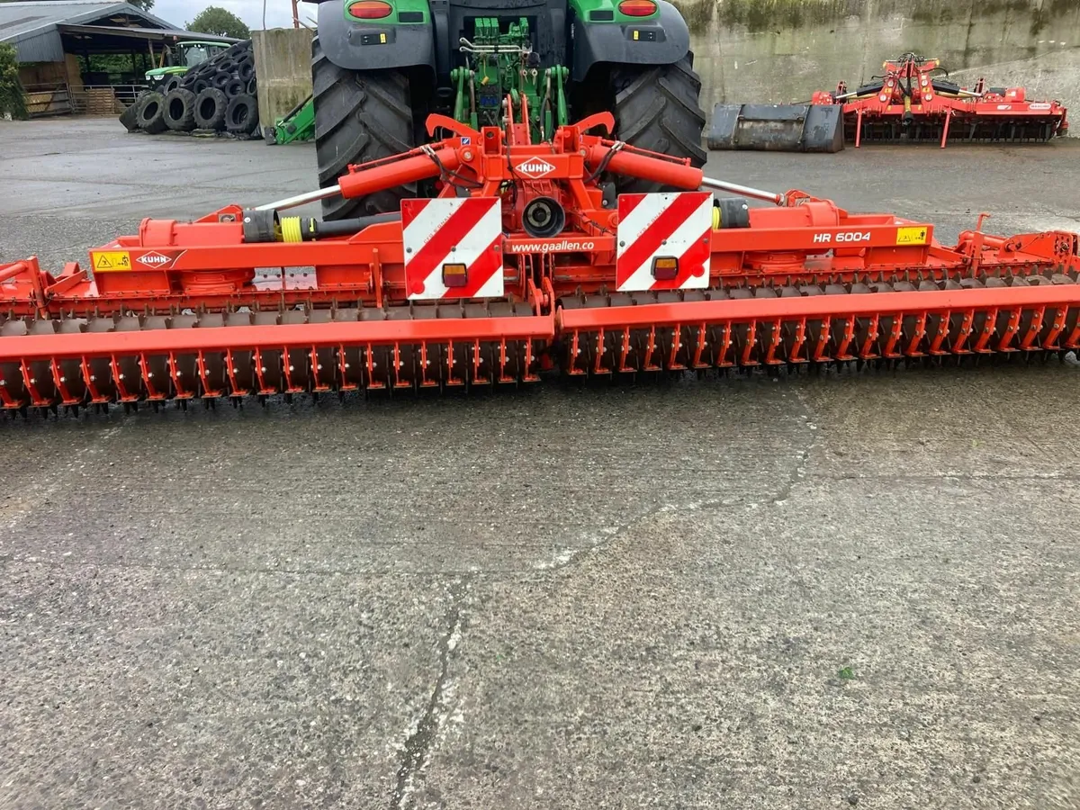 2017 6mtr Kuhn Hyd Folding  Power Harrow - Image 1