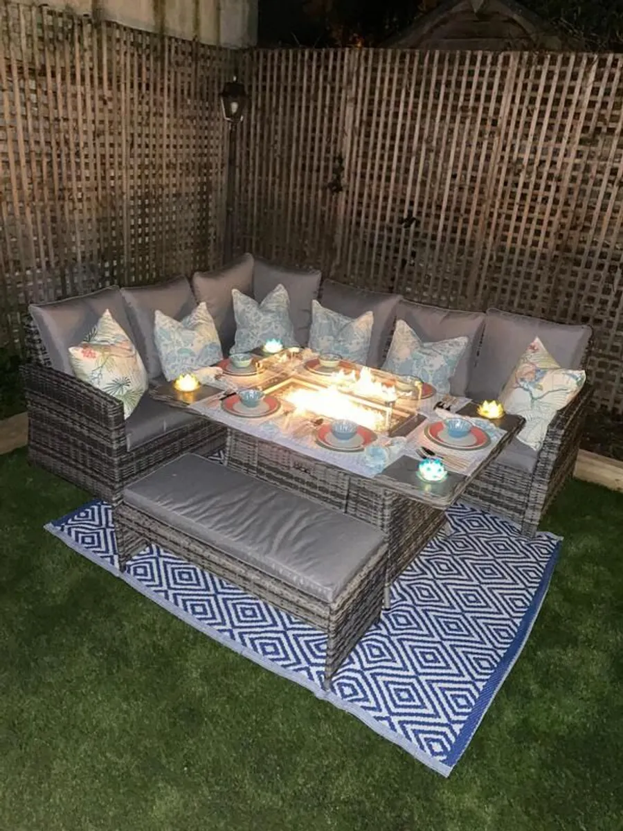 Fire Pit Garden Suite and Storage Box - Image 2