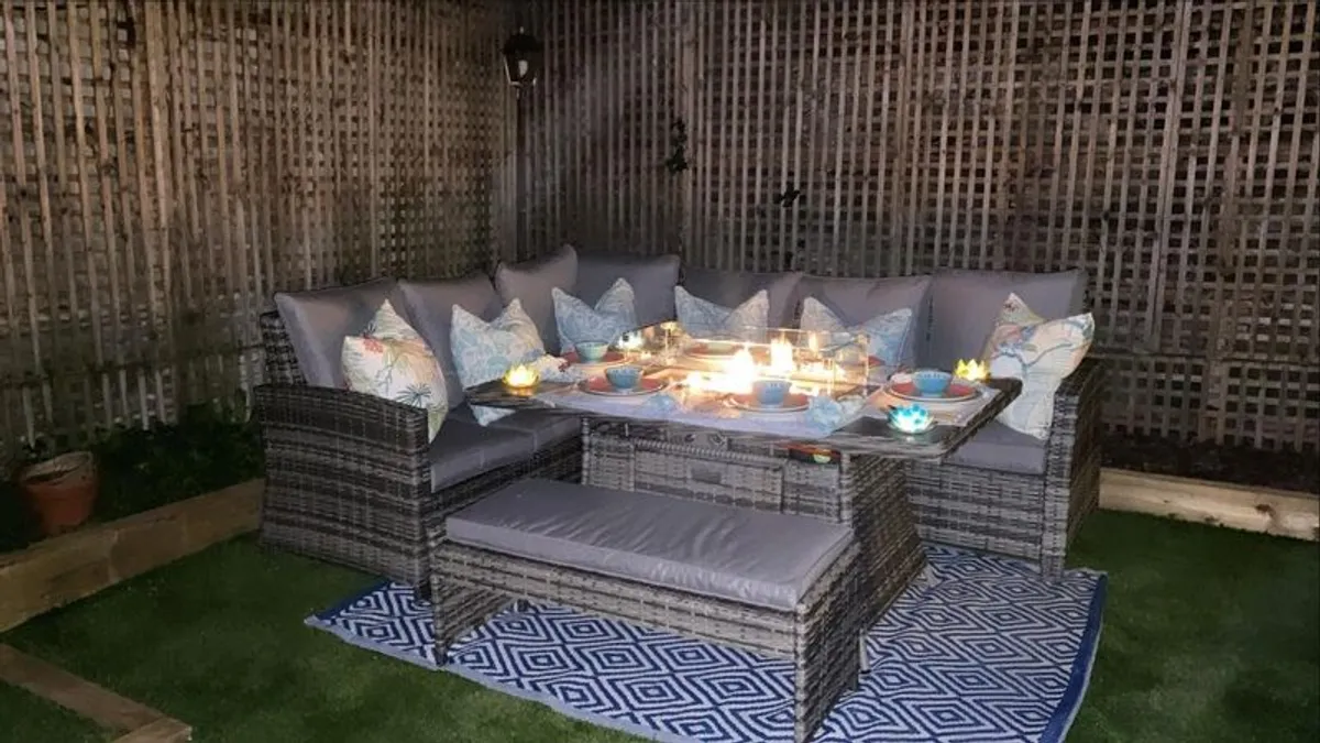 Fire Pit Garden Suite and Storage Box - Image 4