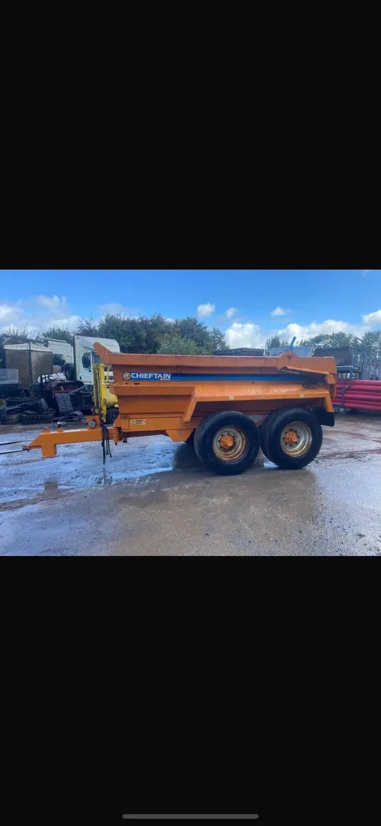 Chieftain 12 ton dump trailer - Image 1