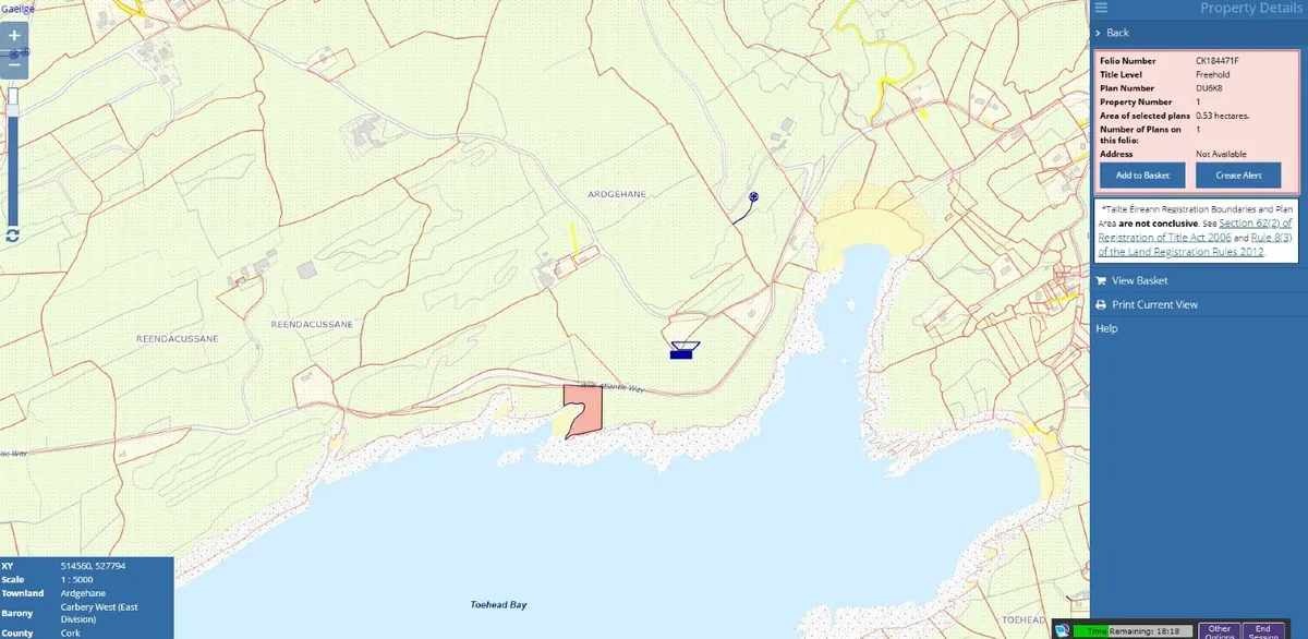 Ardgehane, Skibbereen, Co. Cork, coastal plot 1.3 - Image 1