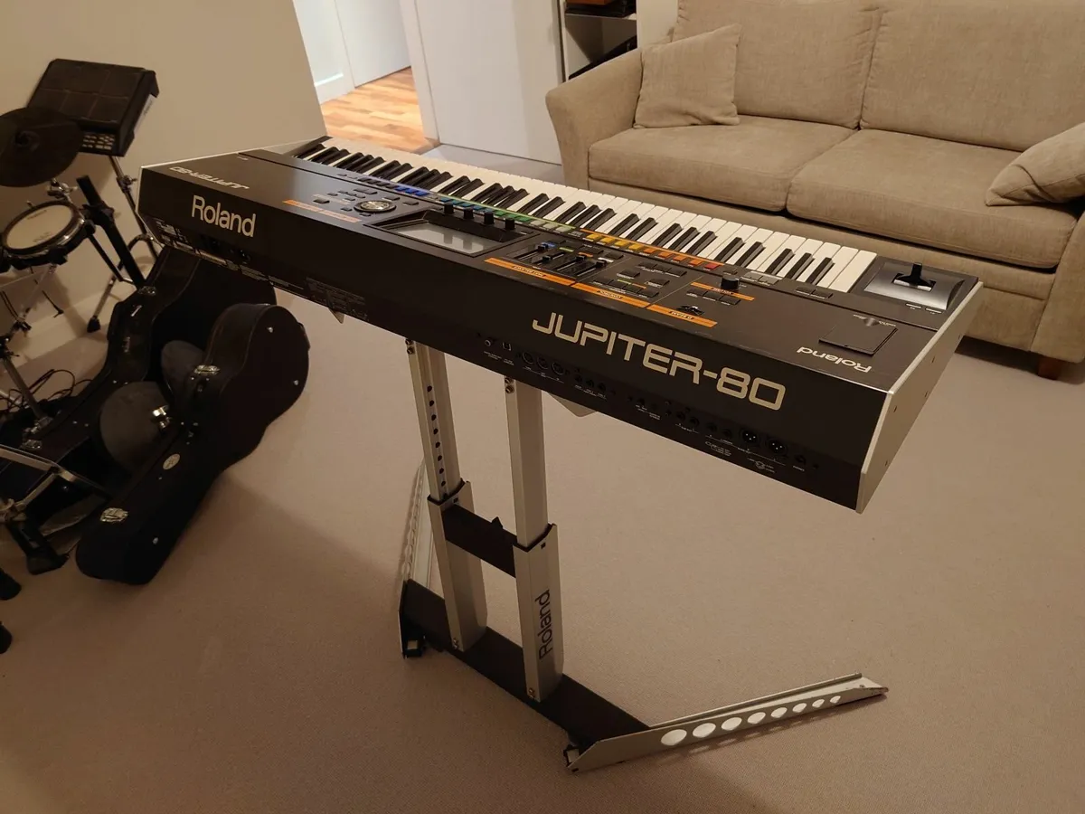 Roland Jupiter 80 with official stand - Image 1