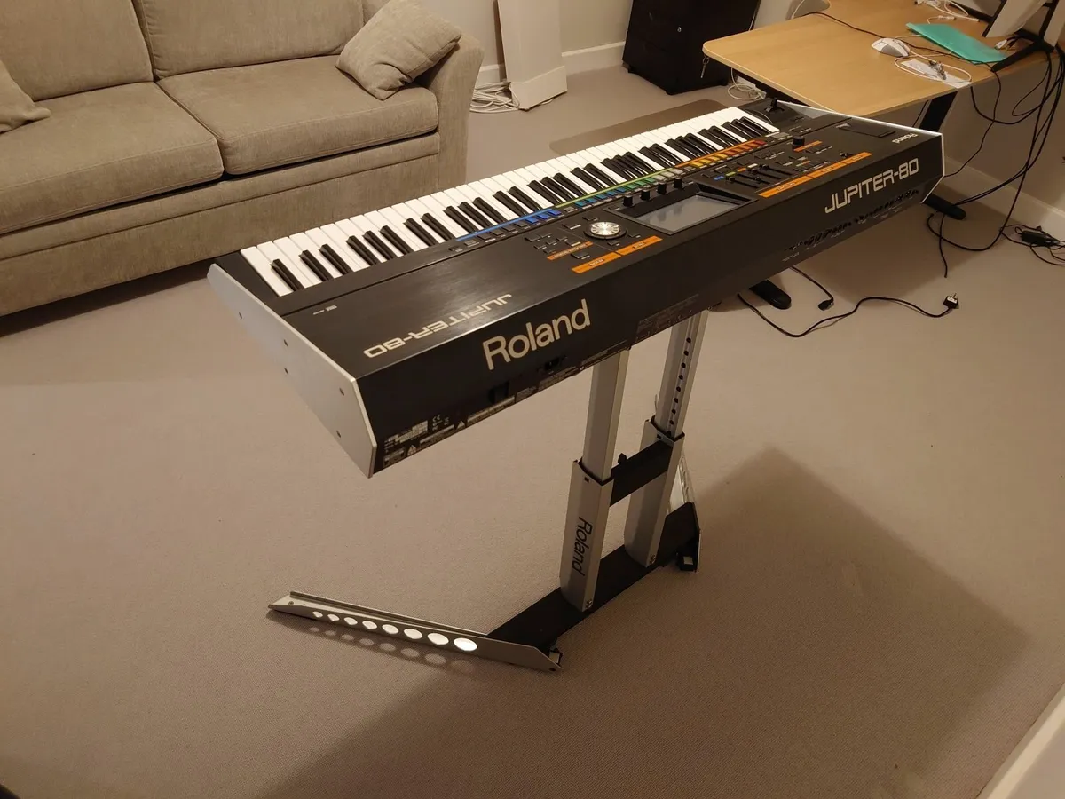 Roland Jupiter 80 with official stand - Image 2