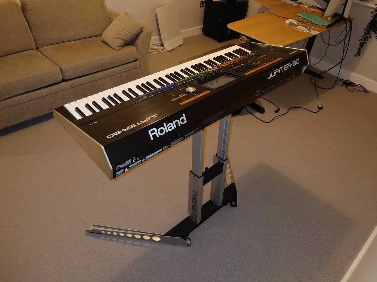 Roland Jupiter 80 with official stand - Image 3