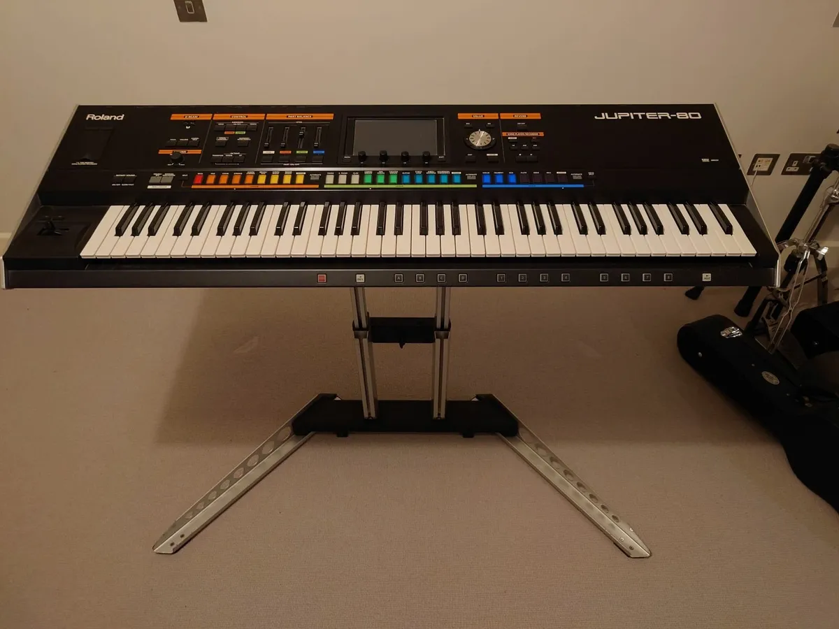 Roland Jupiter 80 with official stand - Image 4