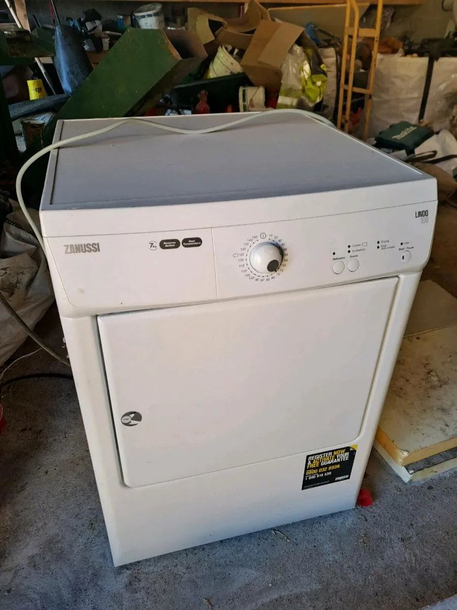 New 7kg vented tumble dryer, zanussi - Image 1
