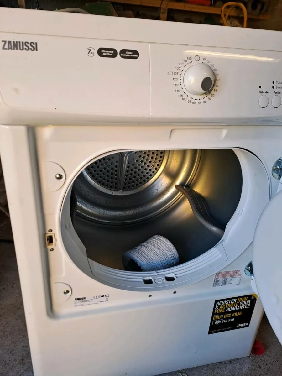 New 7kg vented tumble dryer, zanussi - Image 2