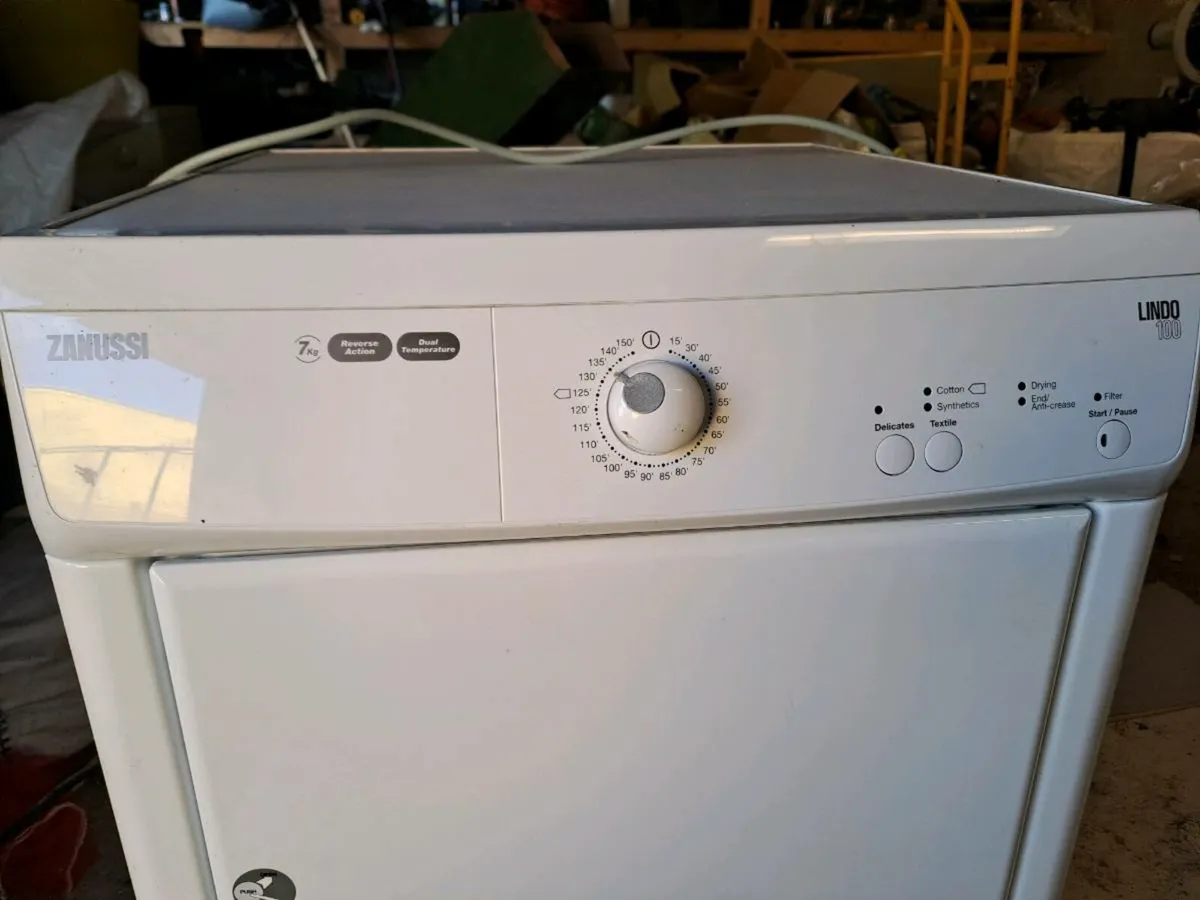 New 7kg vented tumble dryer, zanussi - Image 4