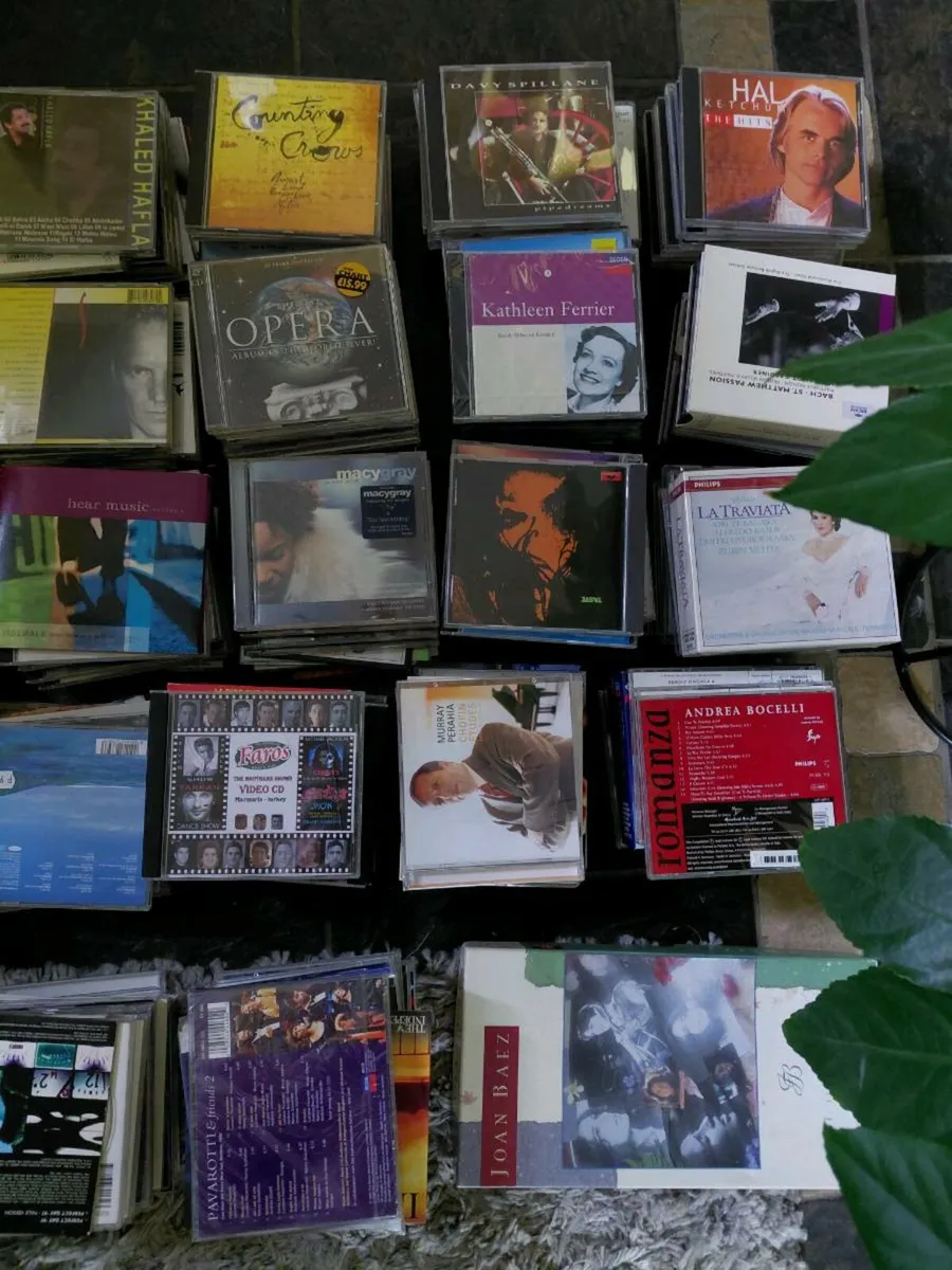 300 CDs Perfect for a car boot sale. FREE CD RACK - Image 2