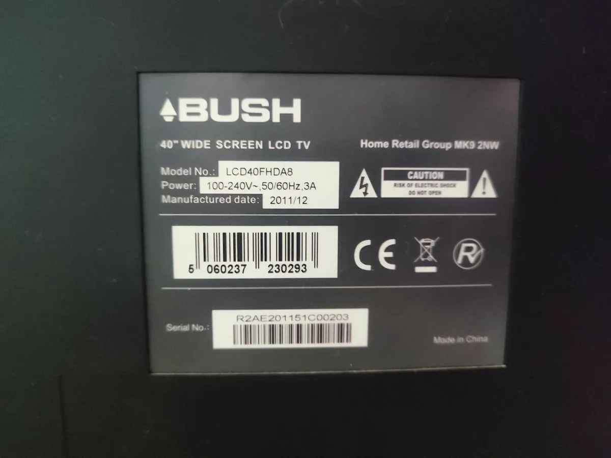 TV Bush 40 inch LCD - Image 3