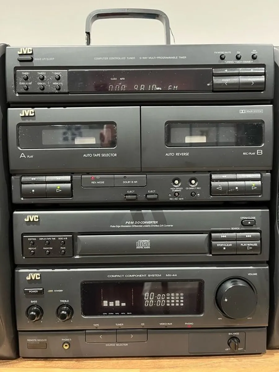 JVC Bluetooth Music System with Turntable - Image 3