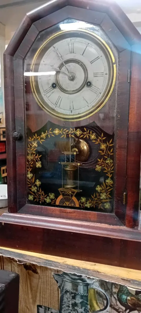 Early 20th Century Gingerbread Clock - Image 1