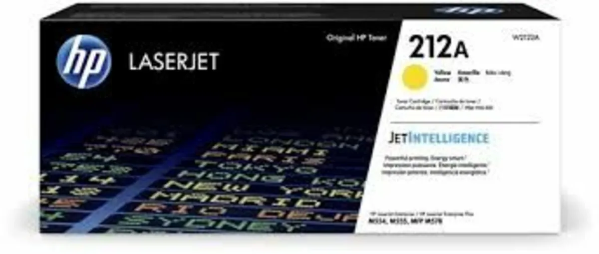 HP 212A Yellow Laserjet Toner Cartridge W2122A