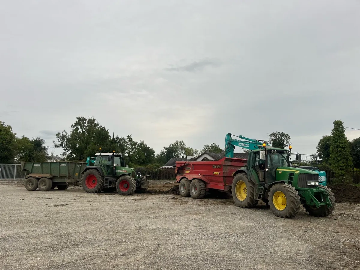 Tractor and Dump trailer hire - Image 1