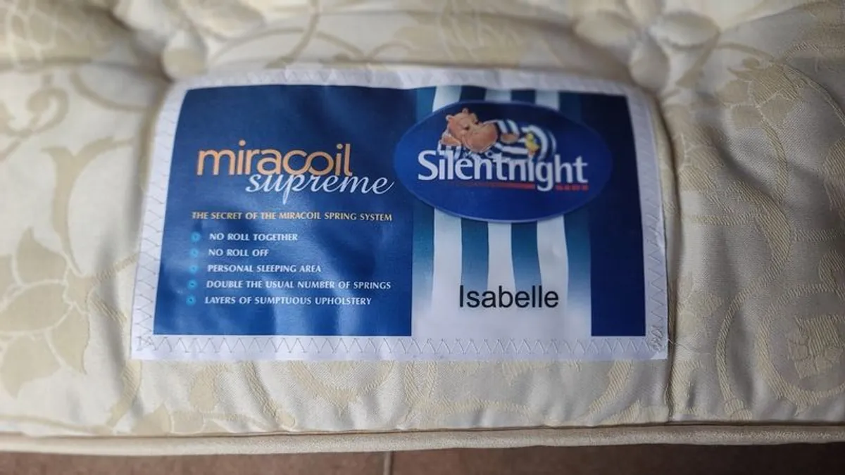 Single silentnight bed and mattress - Image 2