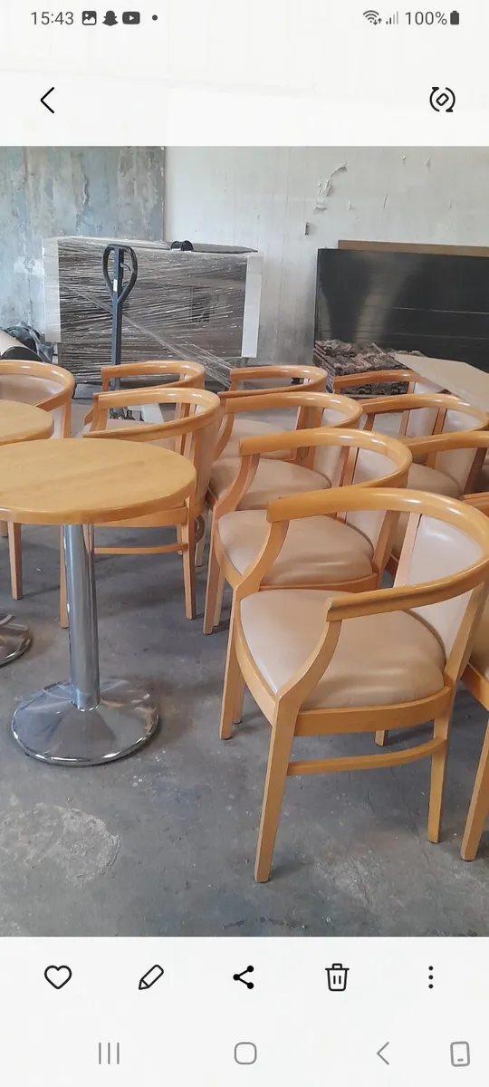 Armchairs and small tables - Image 1