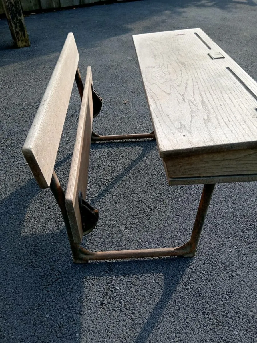 Vintage school desks - Image 2