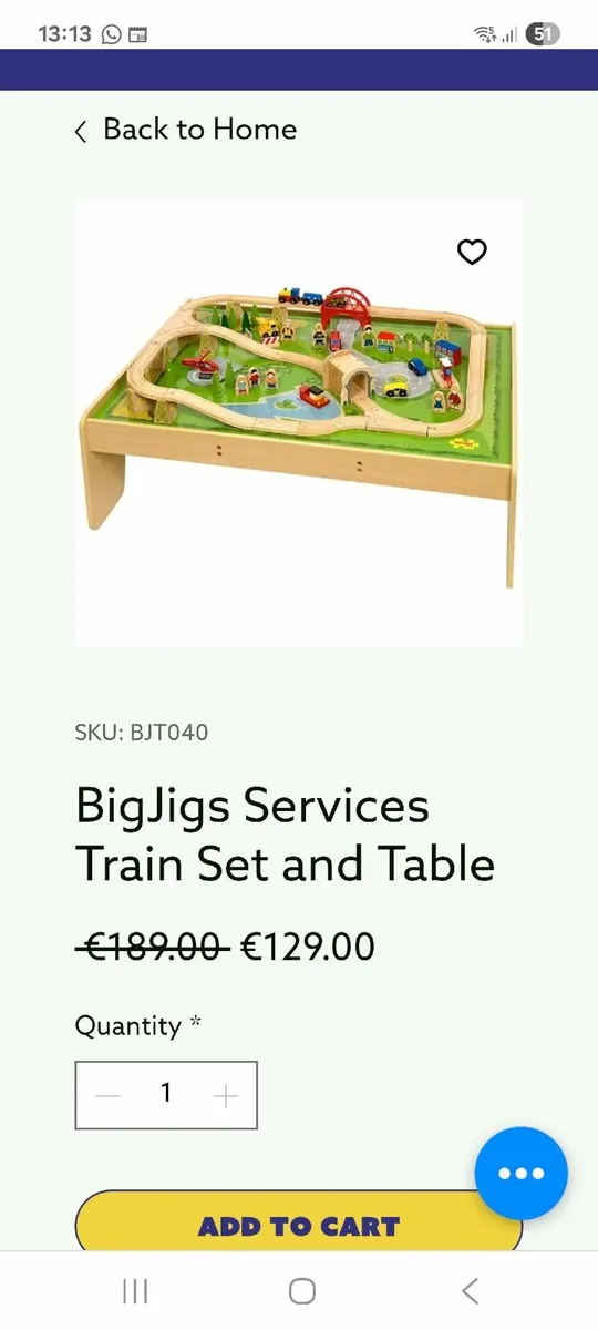 BIG JIGS RAIL PLAY TABLE - Image 2