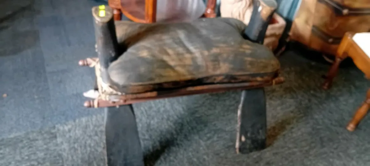 Antique Wooden Camel Saddle - Image 1