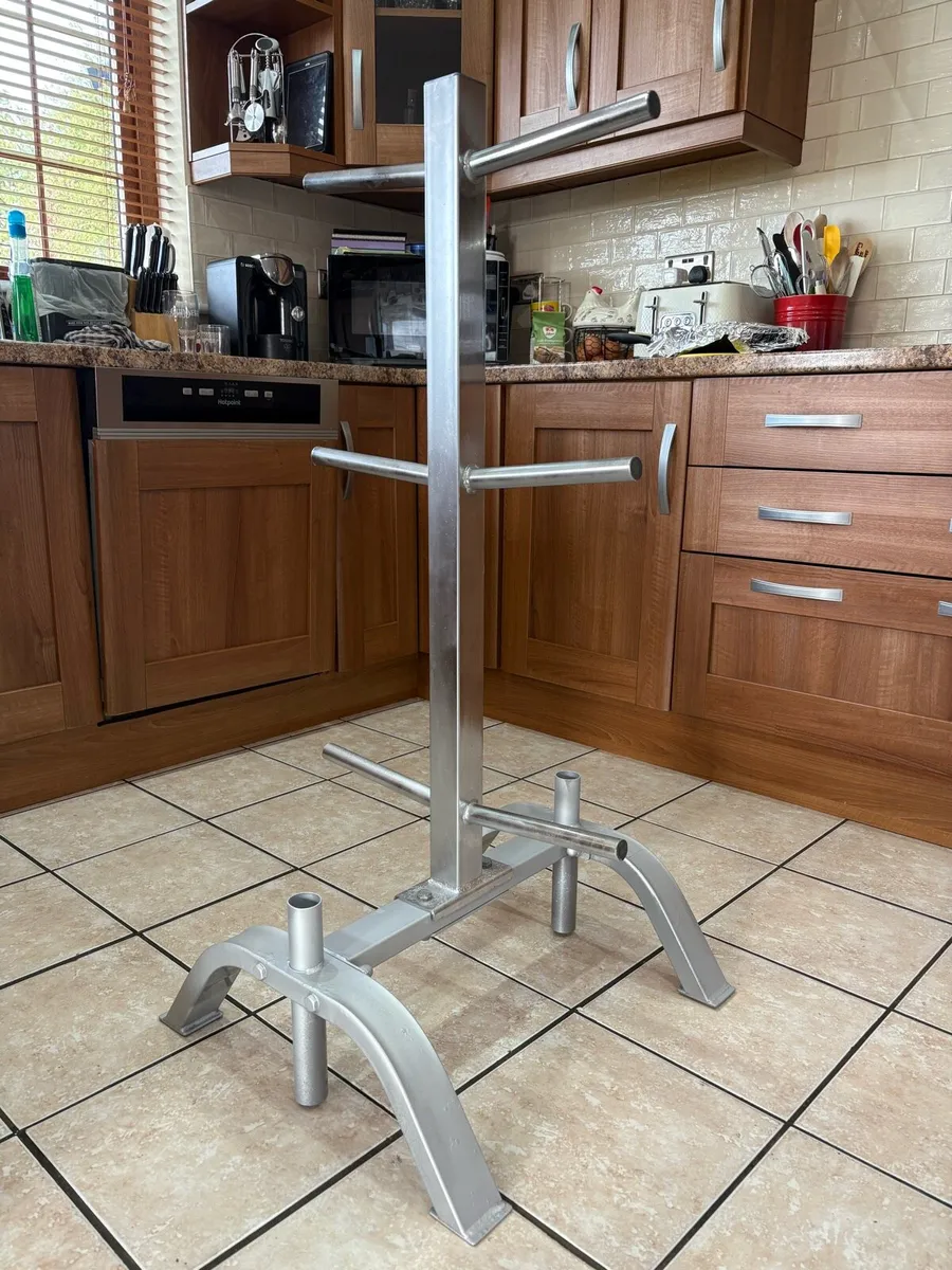 STANDARD (1 INCH) BARBELL + WEIGHT STAND - Image 1